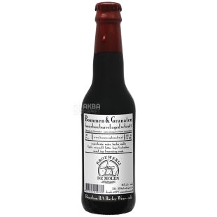 De Molen, Bommen & Granaten Bourbon Brett, 0,33 л, Бомба и граната, Пиво темное крафтовое, крепкое, стекло