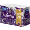 Grite Orchidea Season, 24 рул., Туалетний папір Грите Орхідея Сезон, 3-х шаровий