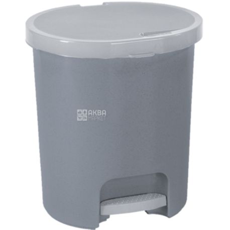 Curver, 25 L, Waste bin with pedal, marble, 36 x 36 x 41 cm