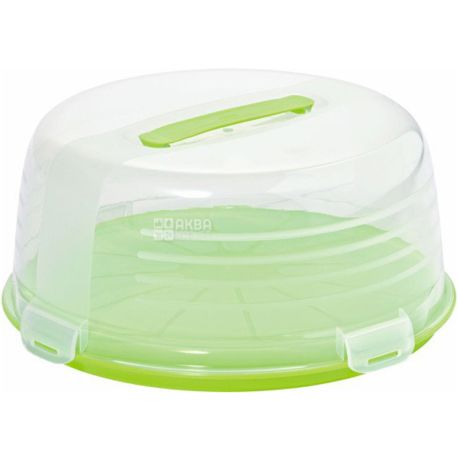Curver, 34.7 x 34.7 x 15.6 cm, Cake bowl, mint