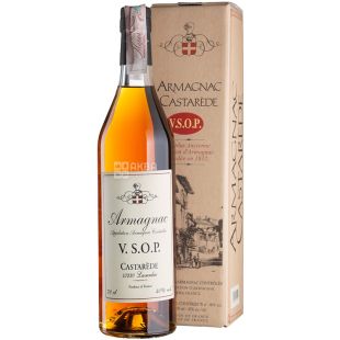 Armagnac Castarede VS, 0,7 л, Арманьяк, подарочная упаковка