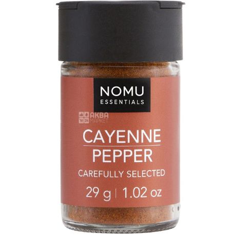 NOMU, Cayenne Pepper, 29 г, Перец каенский, молотый