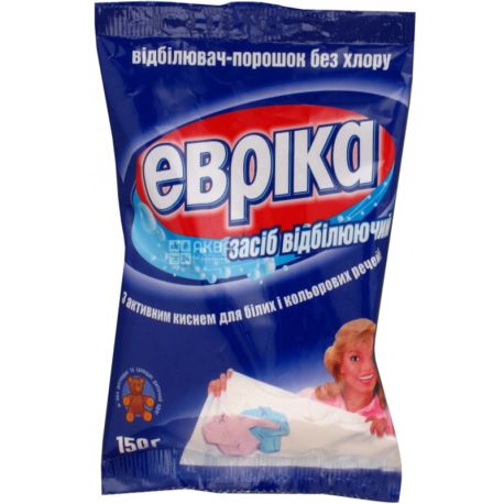 Eureka, 150 g, Active Oxygen Whitening Powder, Chlorine Free