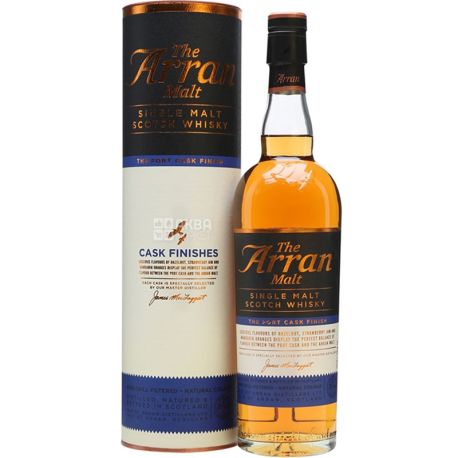 Arran, Port Cask, 0,7 л, Віскі односолодовий, витриманий, тубус