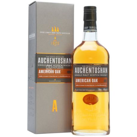 Auchentoshan, American Oak, 0,7 л, Виски односолодовый, подарочная упаковка