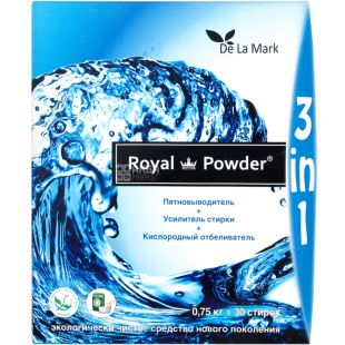 De La Mark, 750 г, Де ла Марк, Кисневий відбілювач, плямовивідник та підсилювач прання
