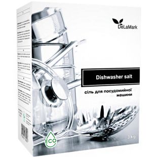 Delamark, 3 кг, Сіль для посудомийної машини