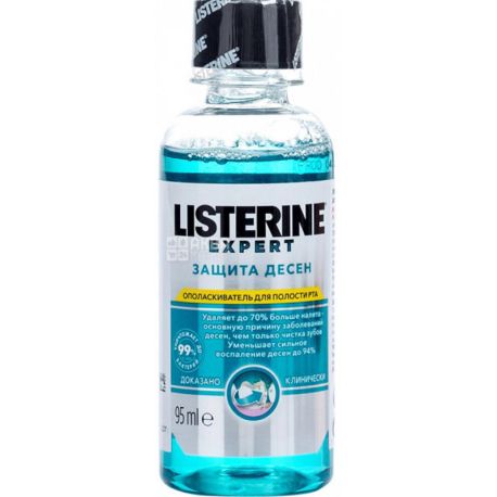 Listerine Expert, Защита десен, 95 мл, Ополаскиватель для ротовой полости