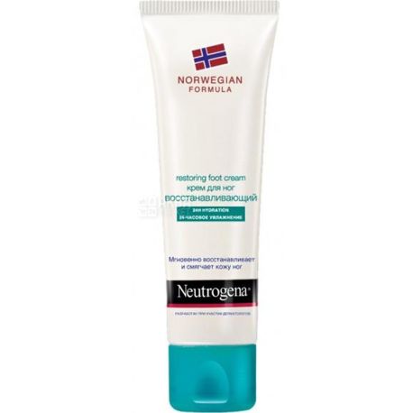 Neutrogena, 100 мл, Крем для ног, Норвежская Формула, восстановление
