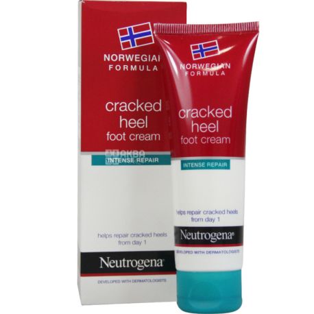 Neutrogena, 40 мл, Крем для ног, Интенсивное восстановление