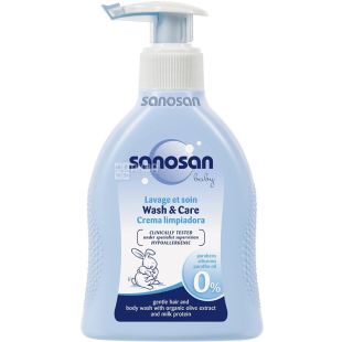 Sanosan Baby, 200 мл, Крем-гель для купания, детский, 0+