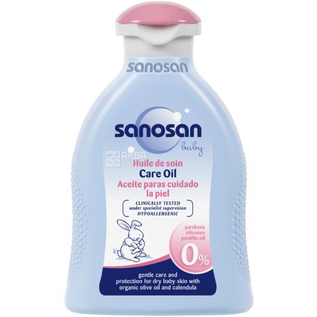 Sanosan Baby, Care, 200 мл, Дитяча олійка для шкіри, 0+