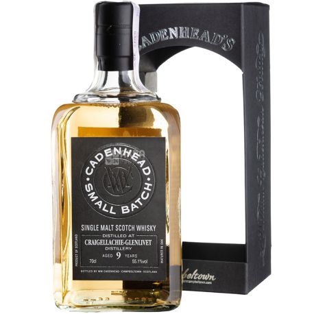 Cadenhead, Craigellachie 9yo, 0,7 л, Виски односолодовый, подарочная упаковка
