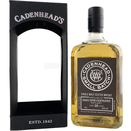Cadenhead, Dailuaine 10yo, 0,7 л, Виски односолодовый, подарочная упаковка