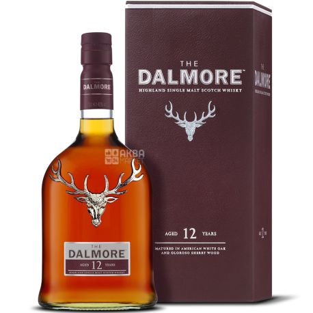 Dalmore 12yo, 0,7 л, Віскі односолодовий, подарункова упаковка