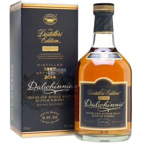 Dalwhinnie, Distillers Edition, 0,7 л, Виски односолодовый, подарочная упаковка