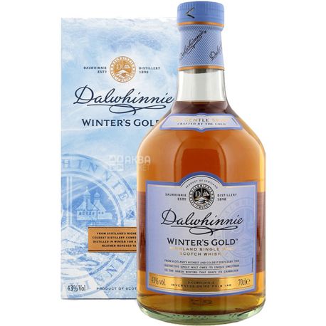 Dalwhinnie, Winter’s Gold, 0,7 л, Виски односолодовый, подарочная упаковка