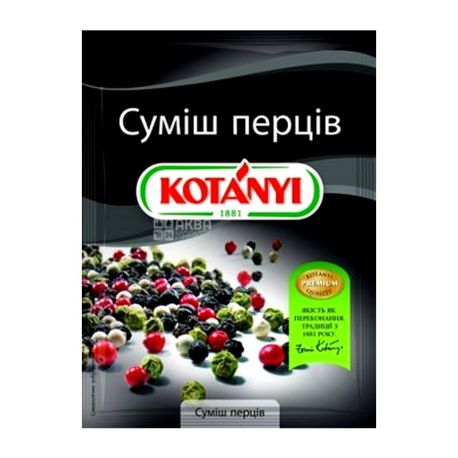 Kotanyi, 20 г, приправа, Суміш перців