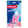 Vileda, Sensitive ComfortPlus, 1 пара, Рукавички латексні для делікатних робіт, розмір S