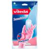 Vileda, Sensitive ComfortPlus, 1 пара, Рукавички латексні для делікатних робіт, розмір L