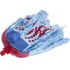 Vileda, Super Mocio Action Velour, Моп сменный для швабры, синий, 30 x 8 см