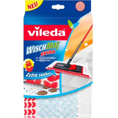 Vileda, Wisch Mat Extra, Моп сменный для швабры, 290х175 мм