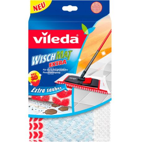 Vileda, Wisch Mat Extra, Моп змінний для швабри, 290х175 мм
