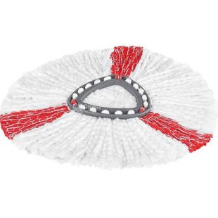 Vileda, EasyWring Clean Turbo 2в1, Моп сменный для швабры, 21 см