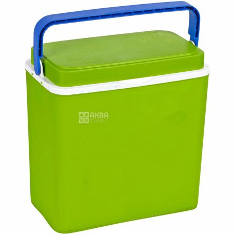 Krios, 25 L, Thermobox, with handle, green