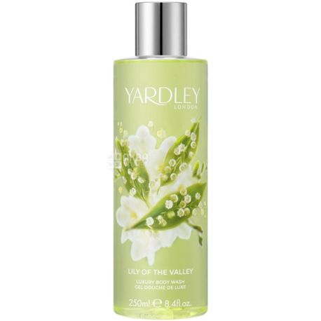 Yardley, Lily of the Valley, 250 мл, Гель для душа, с цветочным ароматом