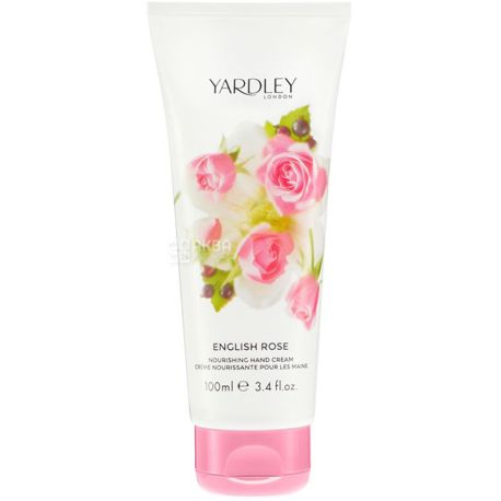 Yardley, Rose, 100 мл, Крем для рук, с цветочным ароматом