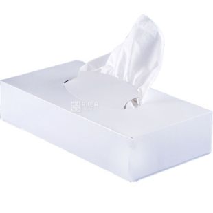 Mirus Eco Point Long, 75 шт., Салфетки косметические Мирус, 2-х слойные, 20х20 см, в ассортименте