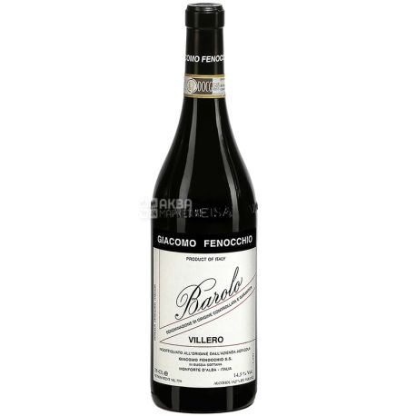 Giacomo Fenocchio Barolo Villero, 0.75 L, Dry red wine