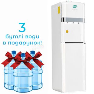 ViO Х601-FCB White, Кулер для воды напольный с компрессорным охлаждением, нижняя загрузка бутыли