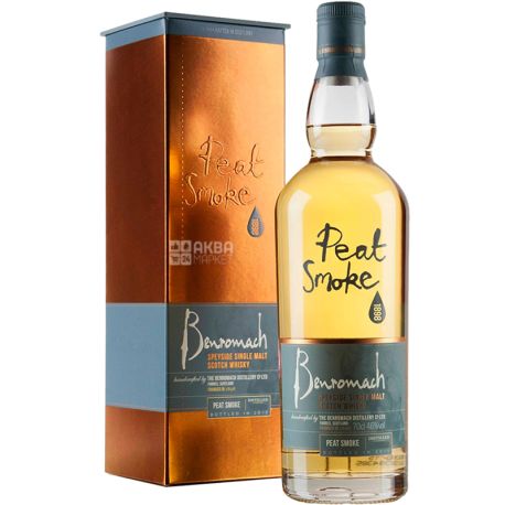 Benromach Peat Smoke, 0,7 л, Віскі односолодовий, подарункова упаковка