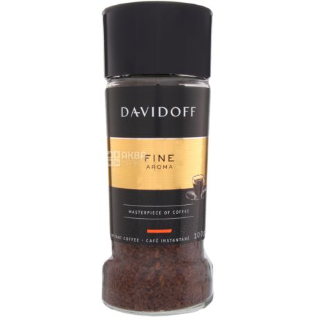 Davidoff Fine Aroma, 100 г, Кава Давідофф Файн Арома, розчинний сублімований