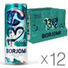 Borjomi, 0,33 л, Упаковка 12 шт., Боржоми, Вода минеральная сильногазированная, ж/б