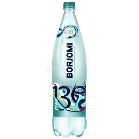 Borjomi, 1,25 л, Боржомі, Вода мінеральна газована, ПЕТ