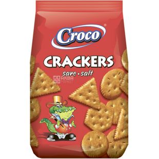 Croco Crackers, 100 г, Крекер солоний Кроко