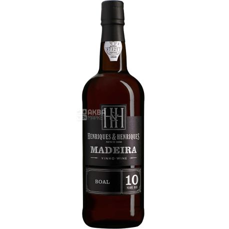 Henriques & Henriques 10 Year Old Boal Madeira, 0.5 L, White wine, semi-sweet