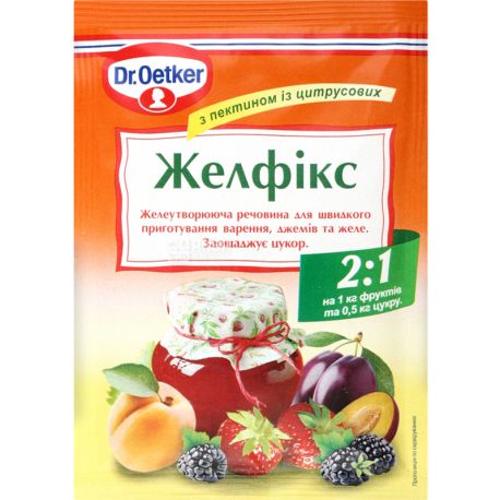 Dr.Oetker, Желфікс 2:1, 25 г, Желеутворююча суміш