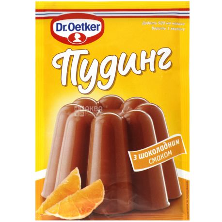 Dr.Oetker, 40 г, Суміш для Пудинга із шоколадним смаком