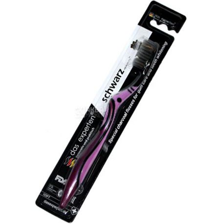 Das Experten Schwarz, 1 piece, Toothbrush, whitening, soft