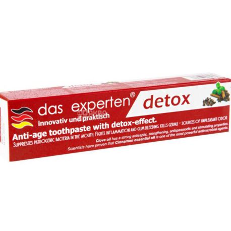 Das Experten Detox, 70 мл, Зубна паста Детокс, гелева