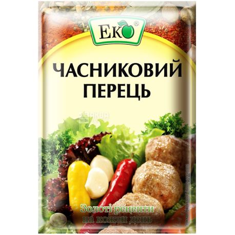 Eco, 10 g, Garlic pepper