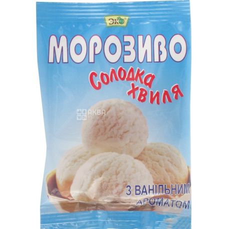 Eco, 60 g, Vanilla ice cream, dry