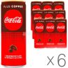 Coca-Cola Zero Coffee, 0,25 л, Напій Кока-Кола Зеро Кава, сильногазований, ж/б, 6 шт. в упаковці