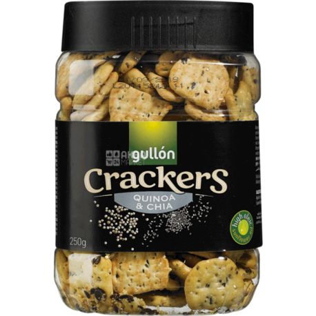 Gullon, Crackers Quinoa&Chia, 250 г, Крекер, с Киноа и семенами Чиа