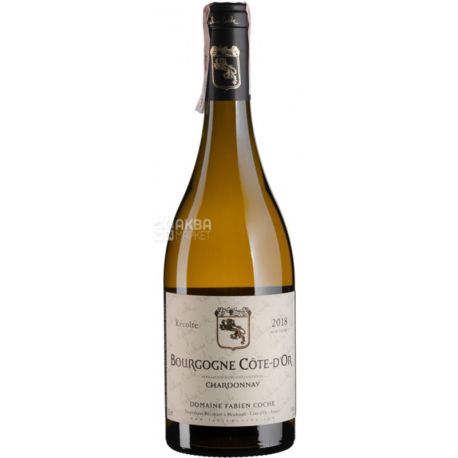Domaine Fabien Coche, Bourgogne Chardonnay, 0,75 л, Вино белое сухое