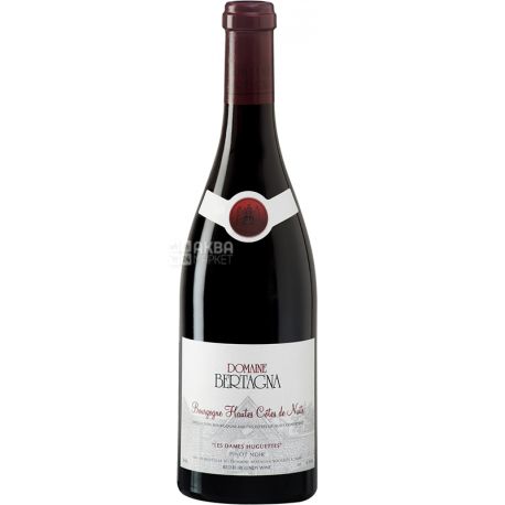 Domaine Bertagna, Bourgogne Hautes Cotes de Nuits Les Dames Huguettes, 0,75 л, Вино красное сухое